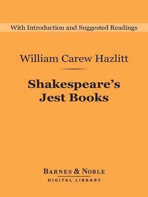 cover image of Shakespeare's Jest Books (Barnes & Noble Digital Library)